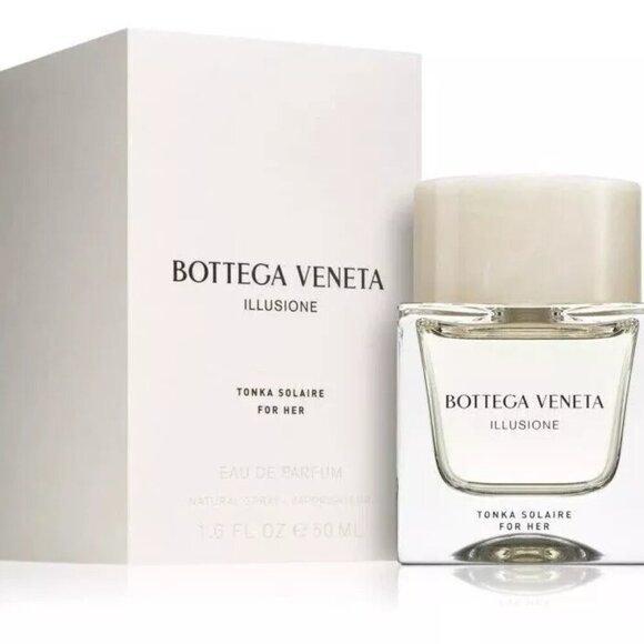BOTTEGA VENETA ILLUSIONE TONKA SOLAIRE FOR HER EAU DE PARFUM SPRAY WOMEN 1.6 Oz - Picture 1 of 6